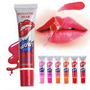 Coco's Romantic Bear Peel Off Liquid Lip Gloss (Cherry Red)