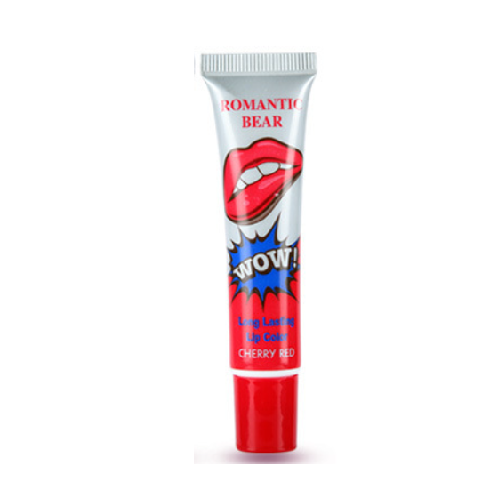 Coco's Romantic Bear Peel Off Liquid Lip Gloss (Cherry Red)