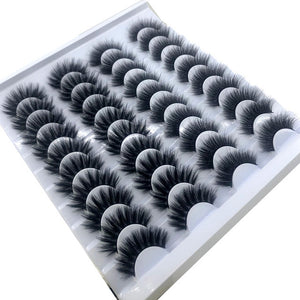 GlossyWink's 20 Pairs 8-25mm Fake 100 Eyelashes