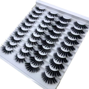 GlossyWink's 20 Pairs 8-25mm Fake 100 Eyelashes