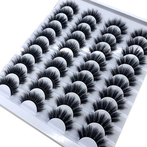 GlossyWink's 20 Pairs 8-25mm Fake 100 Eyelashes