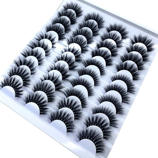 GlossyWink's 20 Pairs 8-25mm Fake 100 Eyelashes