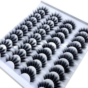 GlossyWink's 20 Pairs 8-25mm Fake 100 Eyelashes