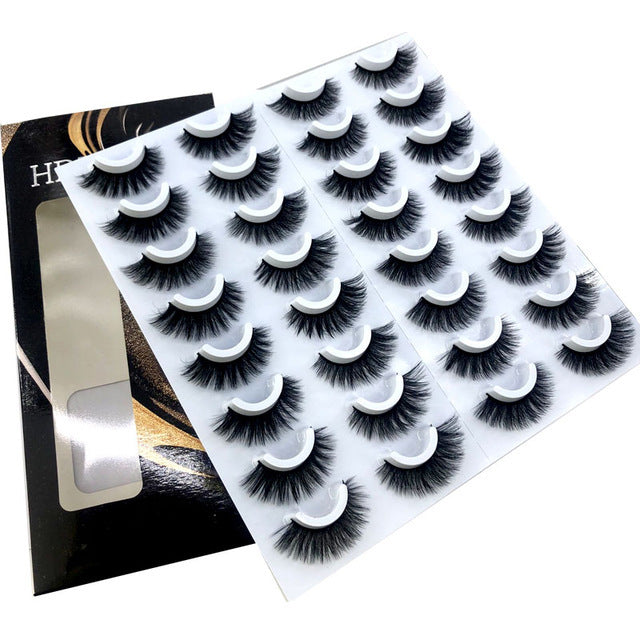 GlossyWink's 20 Pairs 8-25mm Fake 100 Eyelashes