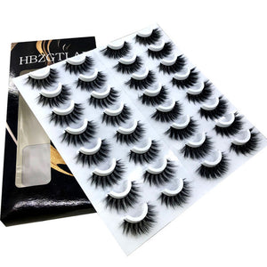 GlossyWink's 20 Pairs 8-25mm Fake 100 Eyelashes