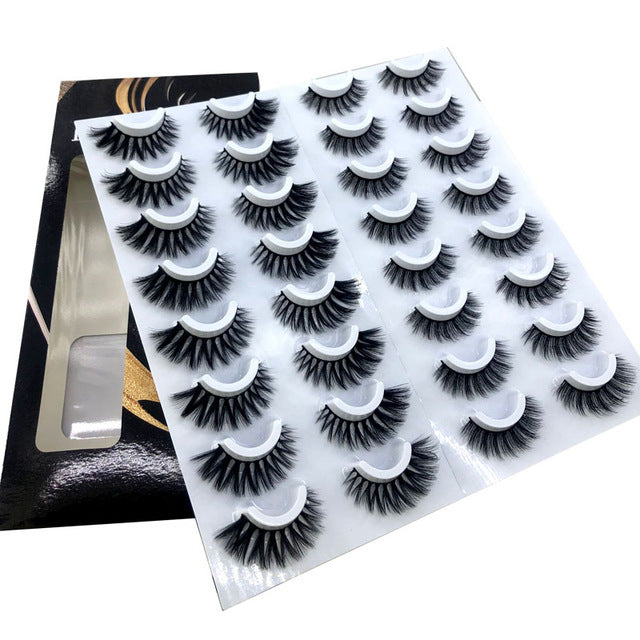 GlossyWink's 20 Pairs 8-25mm Fake 100 Eyelashes