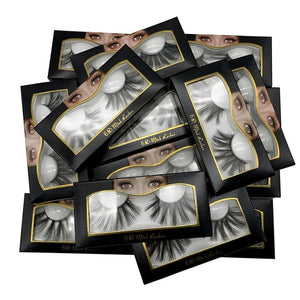 Glossy Winks 25mm mink false eye lashes 6D three-dimensional